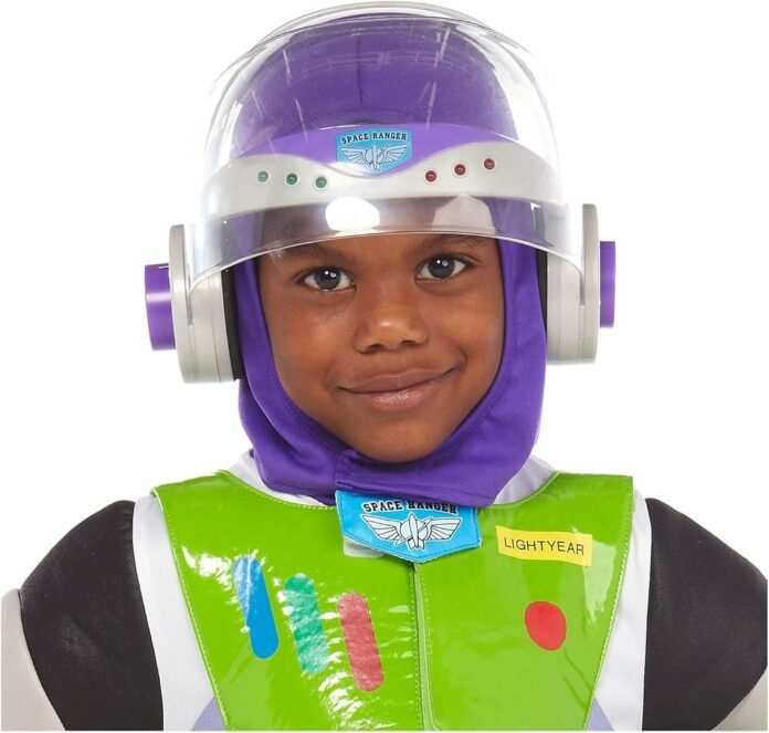disney buzz lightyear light-up helmet for kids multi